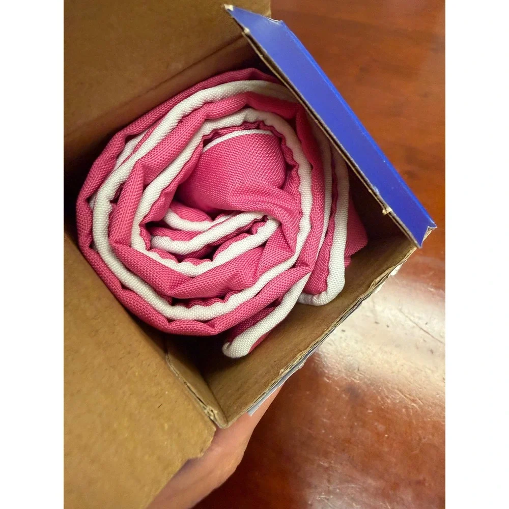 2 Pack Hot Pink Outdoor Waterproof Pillow Covers 18x18 White Piping Hidden Zip